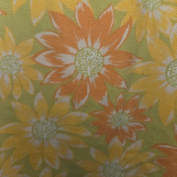 Zara Marine Straight Sunflower Floral High Waist Wide Leg Jeans Pants Size 0 - Picture 6 of 9